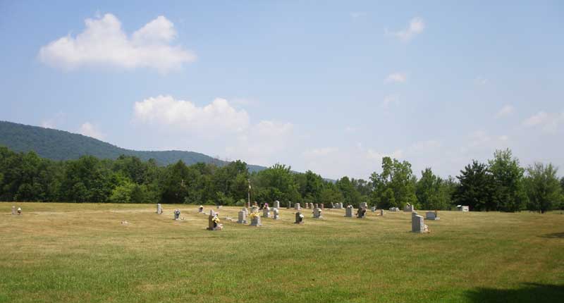 Charles Emerson Walters Cemetery back view